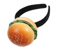 Cabilock Serrage-tête Hamburger en Éponge Coloré, Accessoire de Costume Léger et Confortable, Bandeau Déguisement pour Fêtes, Soirées à Thème, Carnavals et Cosplay, Couvre-chef Original