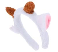 Cabilock Serrage-tête Petit Mouton en Tissu, Tête D’animal Adorable pour | Mignon, Flou, Usage Maquillage et Soirées, pour Adultes et Garçon et Filles, Accessoire Photo, Halloween
