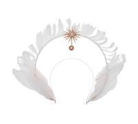 Cabilock Serre-tête Déesse pour Femme Halo Mary Accessoires Durables pour Fête Halloween Cosplay Mariage et Cérémonie