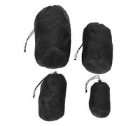 Cabilock Set de 4 Pochettes de Rangement Légères en Chinlon pour Doudoune, Paquet de Camping Étanche Cordon, pour Randonnée et Matériel de Plein Air