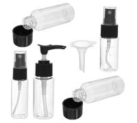 Cabilock Set de Bouteilles de Maquillage de Voyage Distributeur Cosmétique Pratique Flacons Lotion et Spray Rechargeables pour Tonique Fond de Teint et Lotion