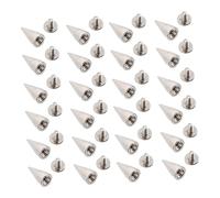 Cabilock Set de Rivets Punk Alliage avec Vis Pointes Coniques à Visser pour Accessoires Vêtements Sacs et Chaussures Kit Décoration DIY
