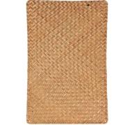 Cabilock Set de Table Tissé Main Jonc de Mer Résistant Chaleur pour Cuisine et Salle à Manger Coussin de Vaisselle et Napperon Décoratif Vintage Orange