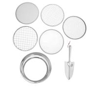 Cabilock Set de Tamisage du Sol Acier Inoxydable avec pour Compost et Jardinage Complet pour Filtrage Précis et Soins Bonsaï