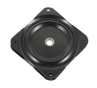 Cabilock Socle Pivotant Carré en Fer 73x73 Mm Épaisseur 1,0 Mm Finition Noire, Base Pivotante pour Fauteuil Inclinable et Tabouret de Bar, Plateau Tournant Robuste pour Meubles Bureau