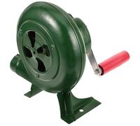 Cabilock Souffleur à Manivelle Manuel en Fer Vert pour Barbecue et Camping | Fonctionnement sans Électricité, Poignée Pratique, Allumage du Charbon Facilité, Pique-niques, Jardin Cuisine Extérieure