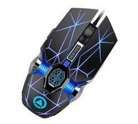 Cabilock Souris USB Filaire Jeux Fonction D'enregistrement Automatique des Clics, Matériau Abs Solide et Réglages Dpi 800-3200 pour PC Gamer