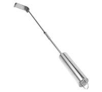 Cabilock Spatule à Charbon Acier Inoxydable Pour Nettoyage De Cheminée Et Barbecue Outil De Râteau à Cendres Pour Four Et Braziers