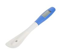 Cabilock Spatule Thermomètre Silicone Résistante Chaleur avec Affichage Digital Instantané pour Cuisson Précise de Bonbons Viandes Chocolat et Sauces Thermomètre de Cuisine Sans Pile Bleu