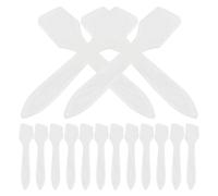 Cabilock Spatules de Maquillage pour Application et Échantillonnage de Produits Cosmétiques en Plastique Blanc 50pcs DIY Visage et Soins