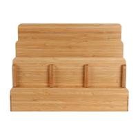 Cabilock Station de Recharge Bambou pour Smartphones et Tablettes, Support | Bois, Rangement Ordonné, Trou de Charge Réservé, pour Famille