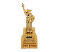 Cabilock Statue Liberté Métal Décoratif Alliage Modèle Souvenir Élégant Or pour Bureau Maison