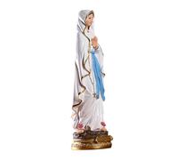 Cabilock Statue Vierge en Résine Décoration Religieuse Catholique Artisanale pour Maison et Église Ornement Délicat et Unique