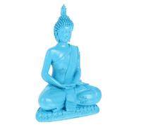 Cabilock Statuette Bouddha Résine Décoration Intérieur Ornement De Méditation Sculpture pour Jardin Et Terrasse