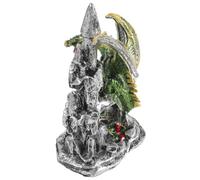 Cabilock Statuette Château en Résine Halloween Dragon pour Décoration Intérieure
