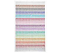 Cabilock Strass pour Yeux Autocollants Bijoux de Visage Décoratifs Stickers Strass Visage Autocollants pour Pierres Précieuses pour Yeux