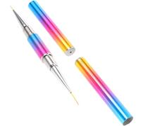 Cabilock Stylo Double Tête en Métal Facile à Utiliser et Pratique à Transporter DIY pour Nail Art pour Nail Art et DIY Décorations D'ongles