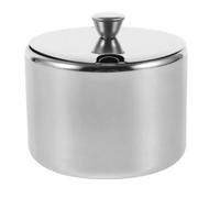 Cabilock Sucrier Inox avec Cuillère et Couvercle Pot à Épices Compact Acier Inoxydable Distributeur de Sucre et Condiments pour Cuisine Domestique