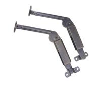Cabilock Support à Ressort pour Boîte en Bois 2pcs en Fer Argenté Bras Long Solide et Surface Lisse pour Tabouret de Canapé et Armoire