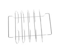 Cabilock Support de Barbecue Robuste pour Friteuse à Air Porte de Poulet Vertical Grillade pour Steaks et Bbq Coréen Accessoires de Cuisson pour et Camping Extérieur