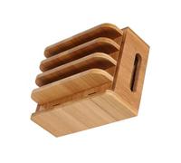 Cabilock Support de Charge Bois Multi-appareils Organiseur USB pour Téléphones et Tablettes Station de Recharge Bureau avec Compartiment Amovible Rangement Câble Pratique et Design Naturel