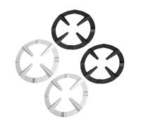 Cabilock Support De Cuisinière à Gaz En Fer Résistant, Lot De 4 Pièces, Compatible Poêles Et Casseroles, Grille Stable Pour Cuisson Au Gaz, Accessoire Pratique Cuisine Domestique