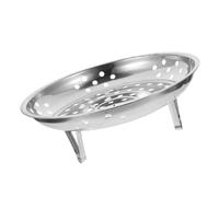 Cabilock Support de Cuisson Rond Acier Inoxydable Plateau Vapeur Perforé avec Insert pour Autocuiseur et Plat Alimentaire Diamètre Utilisation Domestique et Professionnelle
