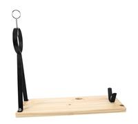 Cabilock support de fixation pour jambon espagnol signal étagère avec inclure stand de jambon support à jambon espagnol support à jambon italien porte-jambon espagnol bois de pin Beige