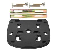 Cabilock Support de Porte-Bagages Arrière pour Plaque de Montage Solide avec Vis Accessoire pour Coffre de Installation Simple Matériel en PP et Fer