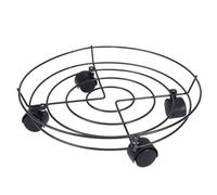Cabilock Support de Pot de Fleurs à Poulie Mobile 40 Kg en Métal Noir | Jardin et Maison, Charge Lourde, Usage Facile, Format Portable