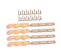Cabilock Support de Rail de Lit Fixation Ajustable pour Cadre Connecteurs Solides pour Tête et Pied de Lit Montage Facile et Stable