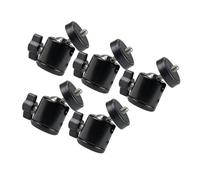 Cabilock Support de Téléphone Portable Noir 5pcs Tête Sphérique en Abs et Métal Léger à Verrouillage Puissant pour Stabilisateur Smartphone Trépied