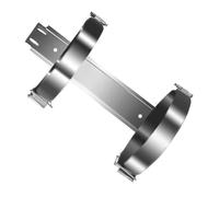 Cabilock Support D'extincteur Mural en Fer Argenté, Pratique et Élégant, Fixation Solide pour Maison et Voiture, Capacité 2 Kg, Design Simple et Chic Plusieurs Styles