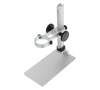 Cabilock Support Élévateur pour Microscope en Alliage D'aluminium avec Trou de 35 Millimètres, Hauteur Réglable pour Laboratoire, Socle Métallique Stable Adapté aux Microscopes Numériques
