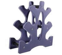 Cabilock Support Haltères Abs Compact et Résistant Rack de Rangement Double Face pour Haltères Support de Stockage Stable et Multifonction pour Salle de Sport