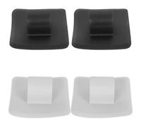 Cabilock Support Moteur pour Kayak et Bateau Gonflable Kit 4 Pièces en Plastique Noir et Gris Fixation Stable et Solide pour Moteur Hors-Bord Accessoire Bateau pour Activités Nautiques