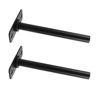 Cabilock Support Mural Double Robuste pour Disques d'Haltères 25 CM Rack de Rangement Compact en Acier pour Salle de Sport Maison Porte-Disques de Poids Multifonction Accessoire Fitness