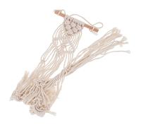 Cabilock Support Mural Macramé pour Guitare Électrique et Ukulélé Corde Coton Porte-instrument Décoratif Boho Suspendu Mural Polyvalent pour Acoustique et Électrique