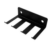 Cabilock Support Mural pour Barre de Musculation Vertical avec Crochets Triples Rack de Rangement Multifonction pour Haltères Ceintures et Cordes Installation Murale Facile pour Salle de