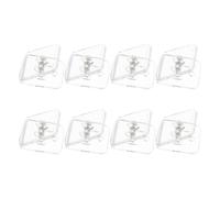 Cabilock Support Mural pour Tapis de Propreté Chien en Abs, Porte-alèse Transparent 8pcs, pour L'apprentissage Propreté Dressage des Chiots