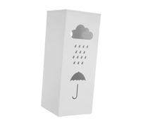 Cabilock Support Parapluies Entrée avec Base Carrée Stable Motif Goutte Eau pour Bureau Maison Rangement Robuste et Drainage