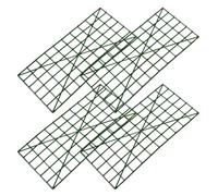 Cabilock Support Polyvalent pour Fleurs Artificielles en Plastique 4Pcs Étagère Solide pour Mariages et Décorations Fixateur de Fleurs Treillis pour Végétales