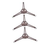 Cabilock Support pour Micro-ondes 3pcs en Plastique Café, Remplacement Pratique et Résistant à L'usure, pour Plateau Tournant Four à Micro-ondes