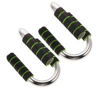 Cabilock Support pour Pompes Barre de Pompes S-type en Acier et Mousse, Noir, Entraînement Non Équilibré, Protège la Main, pour Hommes et Femmes, Fitness à Domicile Couleur Aléatoire