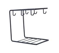 Cabilock Support Tasse Mural Crochets pour Rangement et Affichage de Mugs Porte Tasses Élégant et Pratique pour Cuisine Bar Salon ou Bureau Organisateur de Tasses Polyvalent Noir