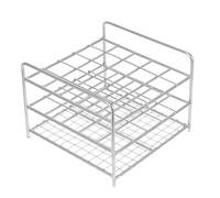 Cabilock Support Tube à Essai Inoxydable Rack à Niveaux pour Laboratoire Support Pratique et Léger pour Tubes Éprouvette Rangement Stable et Résistant Corrosion