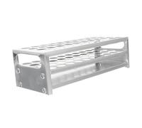 Cabilock Support Tube Essai Aluminium Robuste et Polyvalent Rack de Rangement Pratique pour Tubes à Essai Léger et Adapté pour Usage Scientifique et Industriel