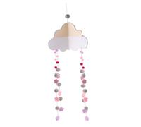 Cabilock Suspendu Pendaison Suspension Chambre d' Balle en Peluche Suspendue Boule De Poils Blanche