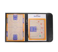 Cabilock Tableau de Basketball Magnétique Pliable pour Entraîneur, Match | Cuir Artificiel et Aimant, Facile à Ranger Transporter, Couleurs Lumineuses, Démonstration