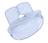 Cabilock Tablier de Rasage Pratique pour Barbe Cape Imperméable et Portable Attrape-poils Anti-chute pour Homme Facile à Porter et Nettoyer Couleur Argentée